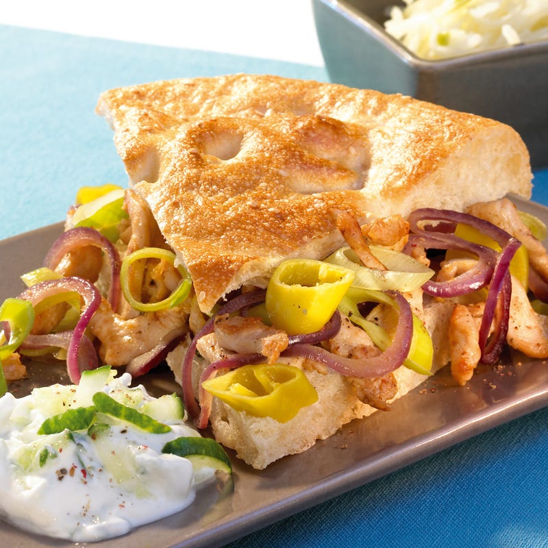 Foto Geflügelgyros mit Tzaziki von WW