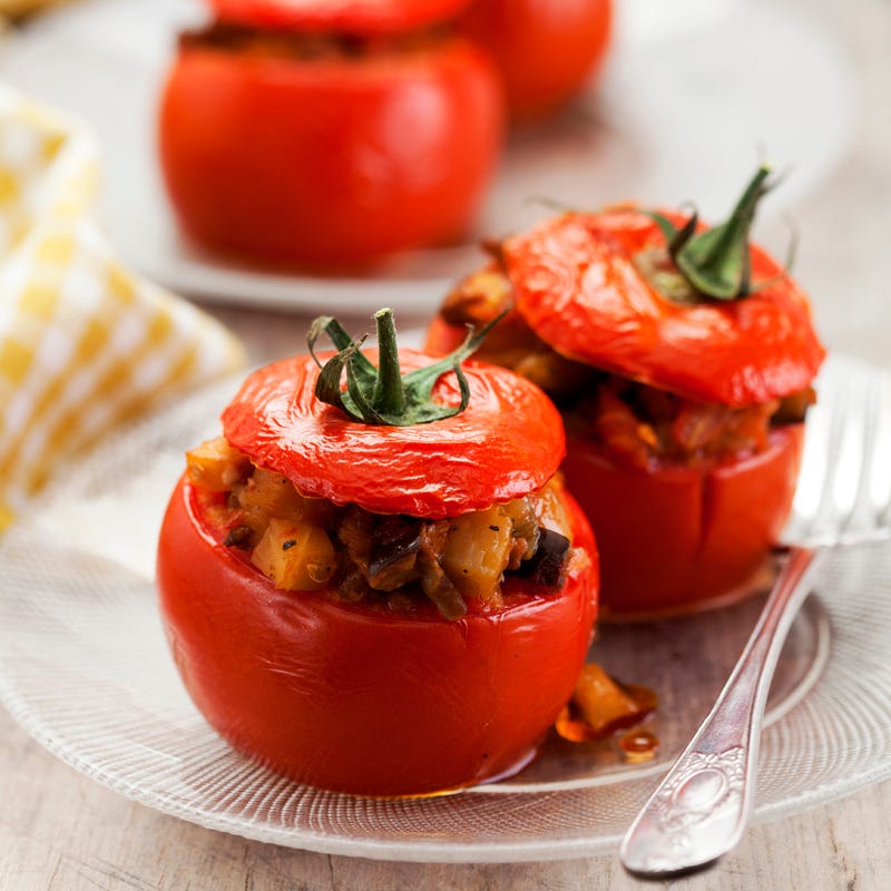 Foto Tomaten mit Fleisch gefüllt von WW