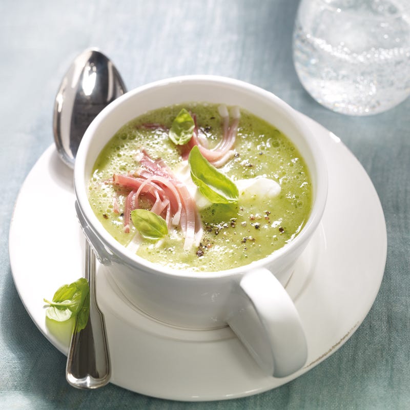 Foto Zucchinisuppe mit Schinken von WW