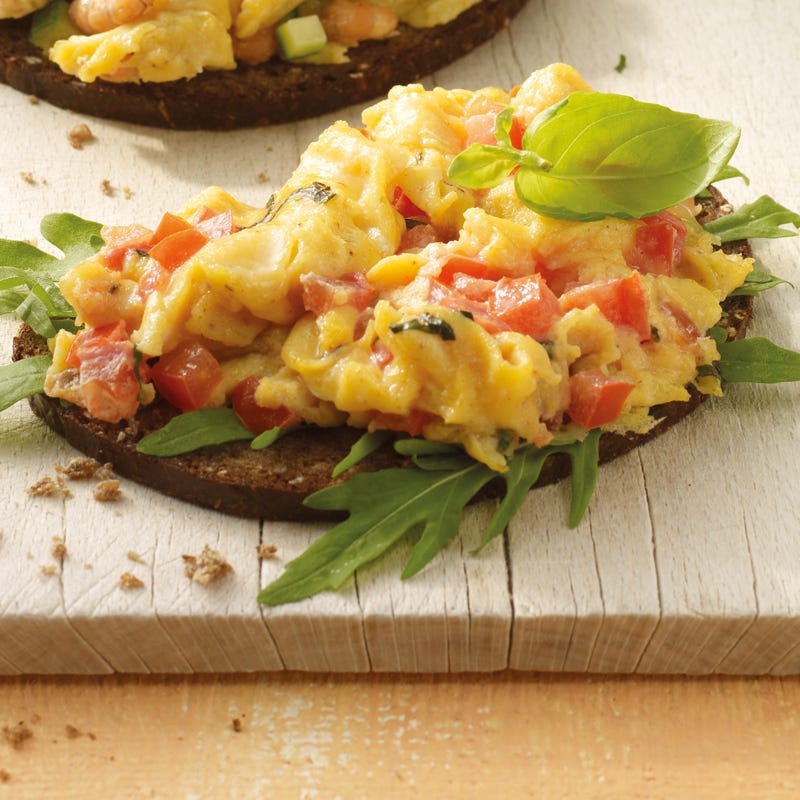 Mediterranes Tomatenrührei