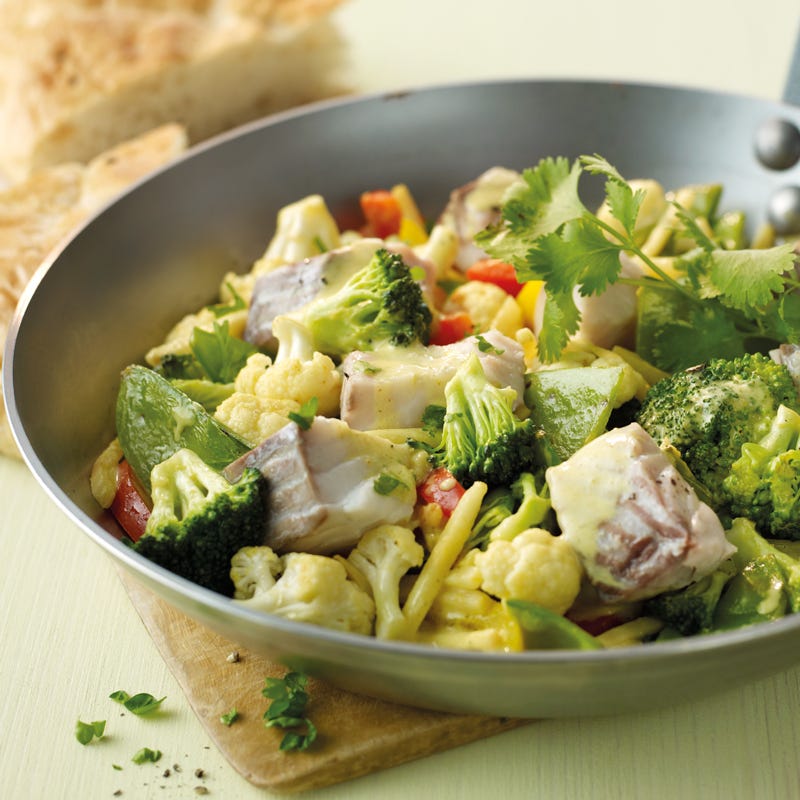 Indische Fischpfanne