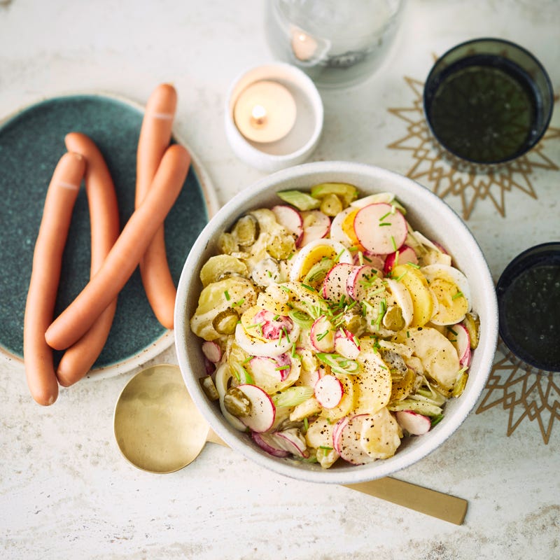 Kartoffelsalat mit Würstchen