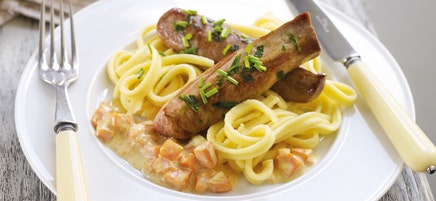 Lammfilets mit Karottensauce