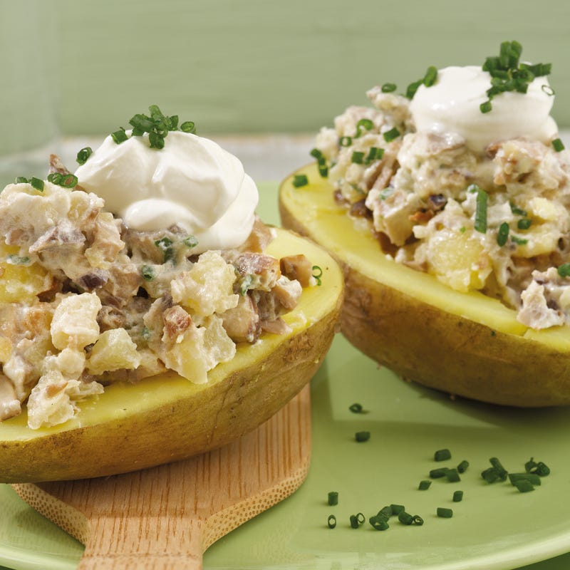 Foto Gefüllte Kartoffeln mit saurer Sahne von WW