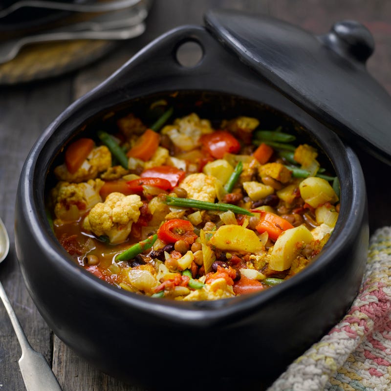 Foto Veganer Gemüseeintopf mit Tofu von WW