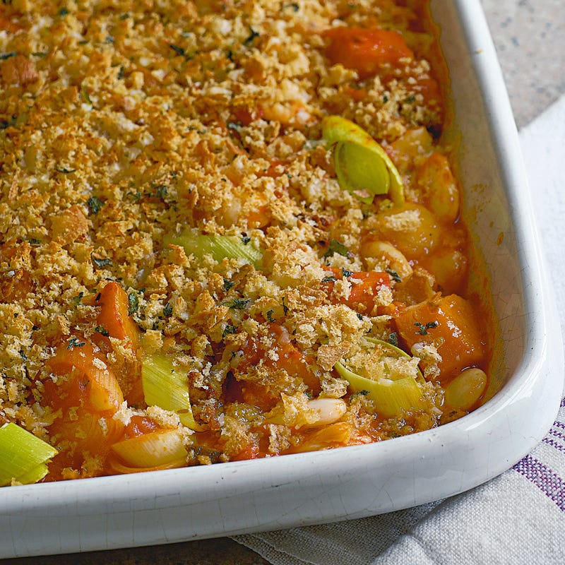 Foto Kürbis-Bohnen-Gratin von WW