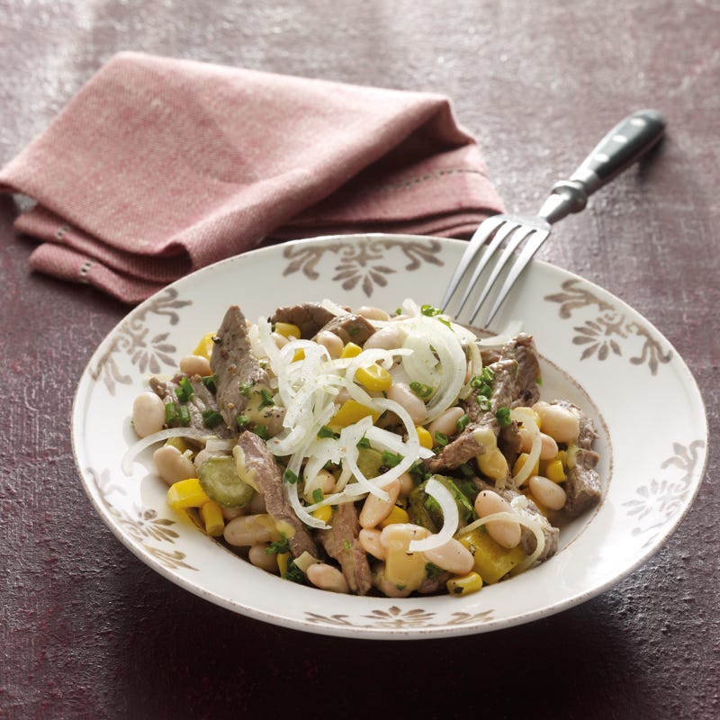 Foto Rindfleischsalat mit weißen Bohnen von WW