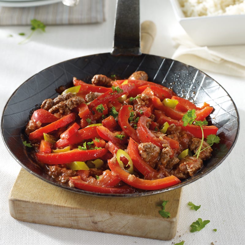 Foto Paprika-Hack-Pfanne von WW