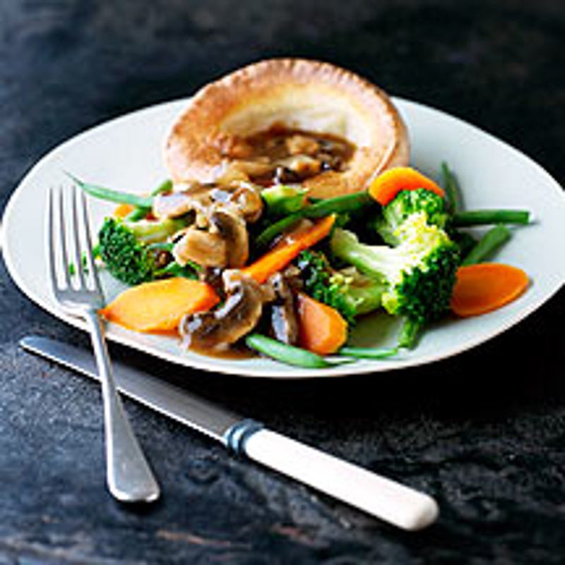 Foto Pasteten mit Pilzsauce und knackigem Gemüse von WW