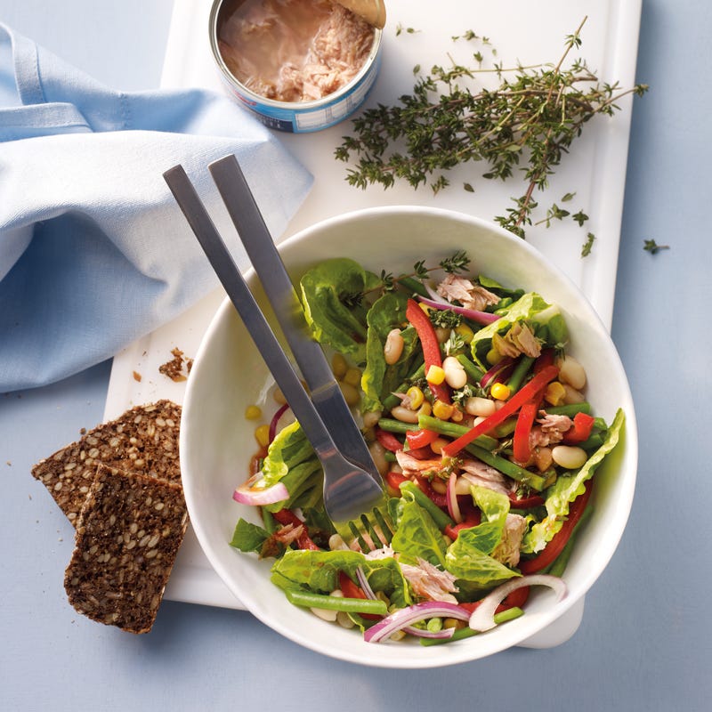 Foto Tunfischsalat mit Paprika und Bohnen von WW