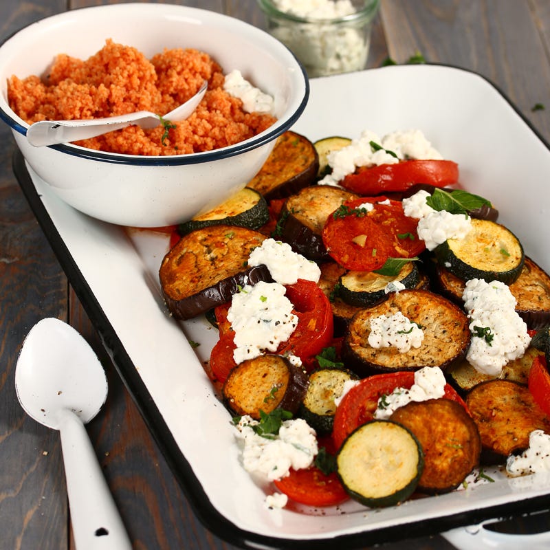 Foto Türkisches Gemüseblech mit Hüttenkäse von WW