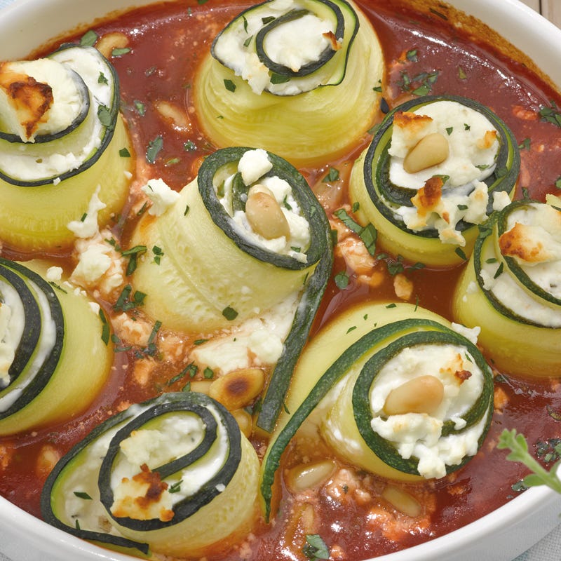 Foto Überbackene Zucchiniröllchen von WW