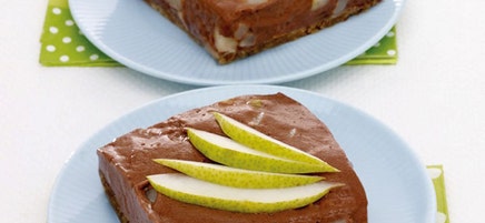 Birnen-Pudding-Torte