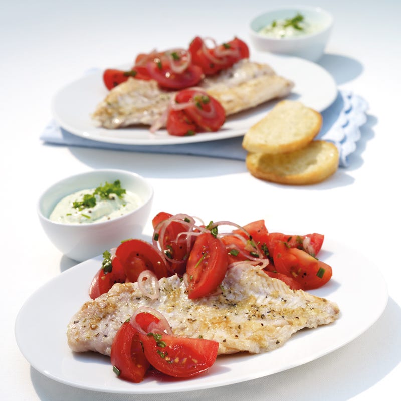 Foto Rotbarsch mit grüner Sauce von WW