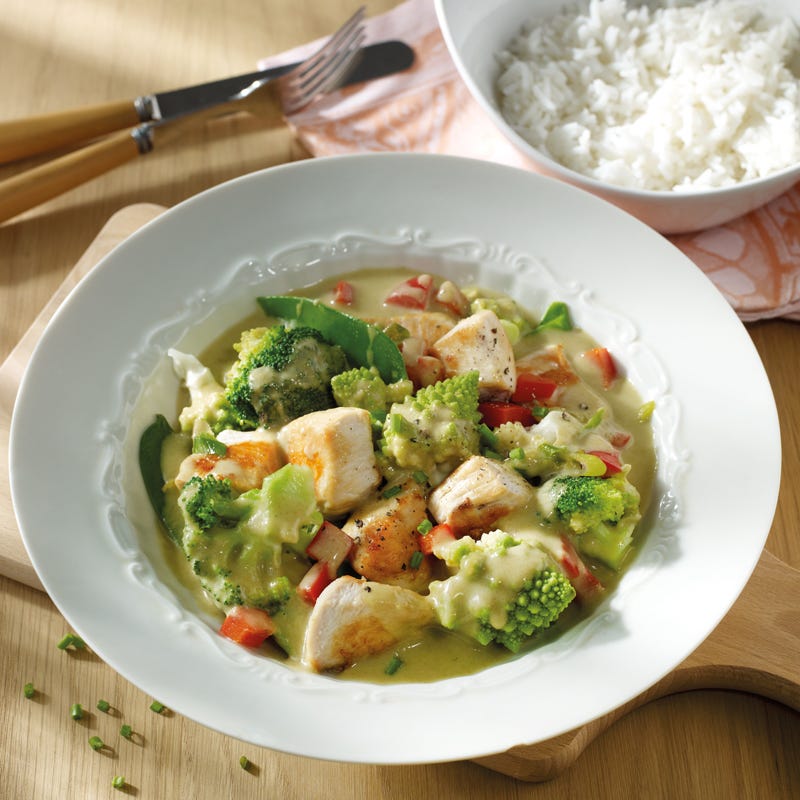 Foto Thaicurry mit Basmatireis von WW