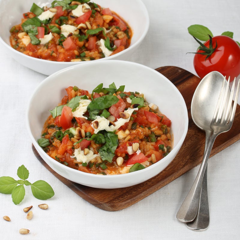 Tomaten-Mozzarella-Risotto Rezept | WW Deutschland Tomaten-Mozzarella-Risotto Rezept | WW Deutschland