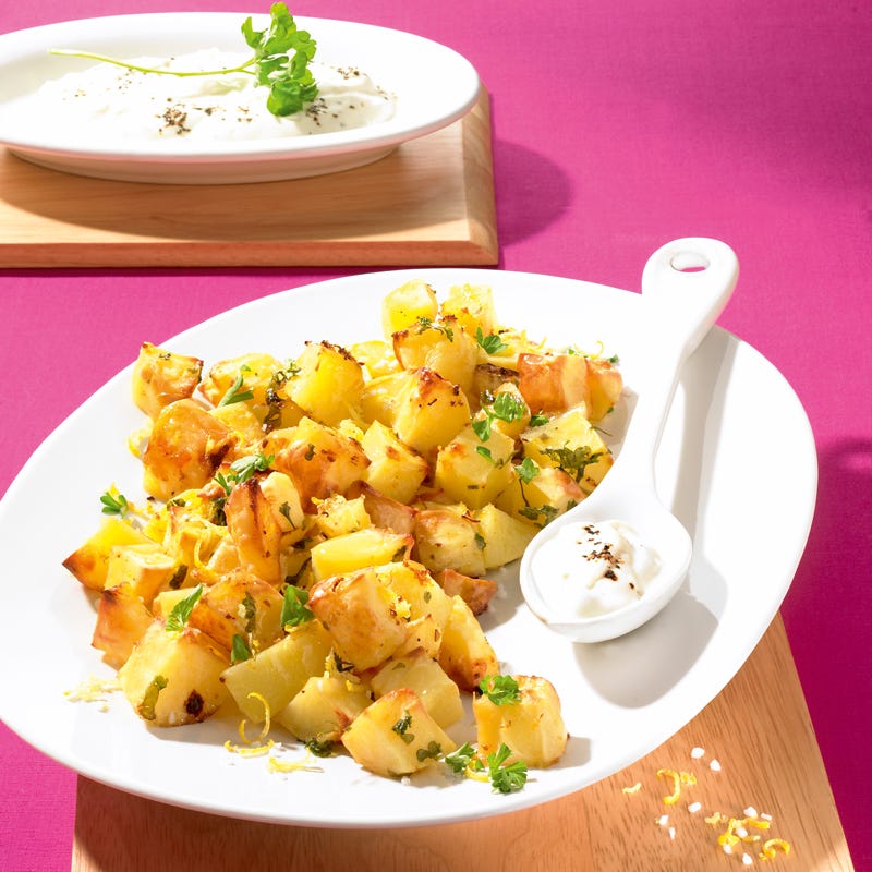 Foto Zitronenkartoffeln mit Knoblauchjoghurt von WW