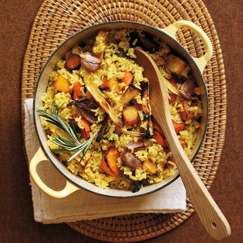 Foto Orientalische Gemüsereispfanne von WW