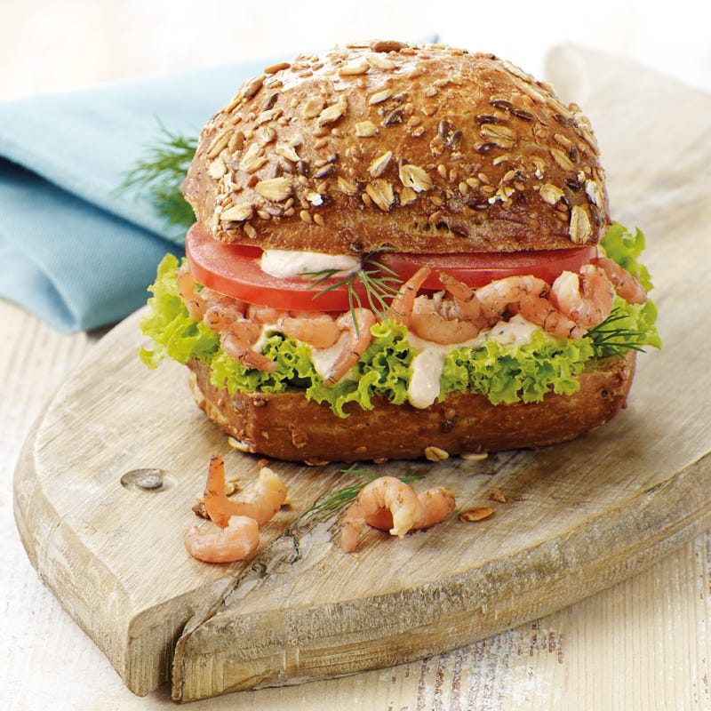 Foto Krabbenbrötchen mit Cocktailsauce von WW