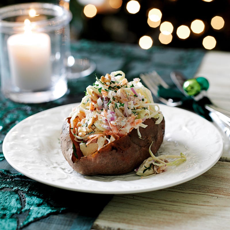 Foto Gebackene Kartoffeln mit Krautsalat von WW
