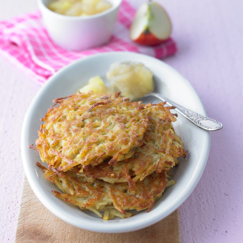 Foto Kartoffelpuffer mit Apfelkompott von WW