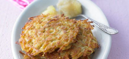 Kartoffelpuffer mit Apfelkompott