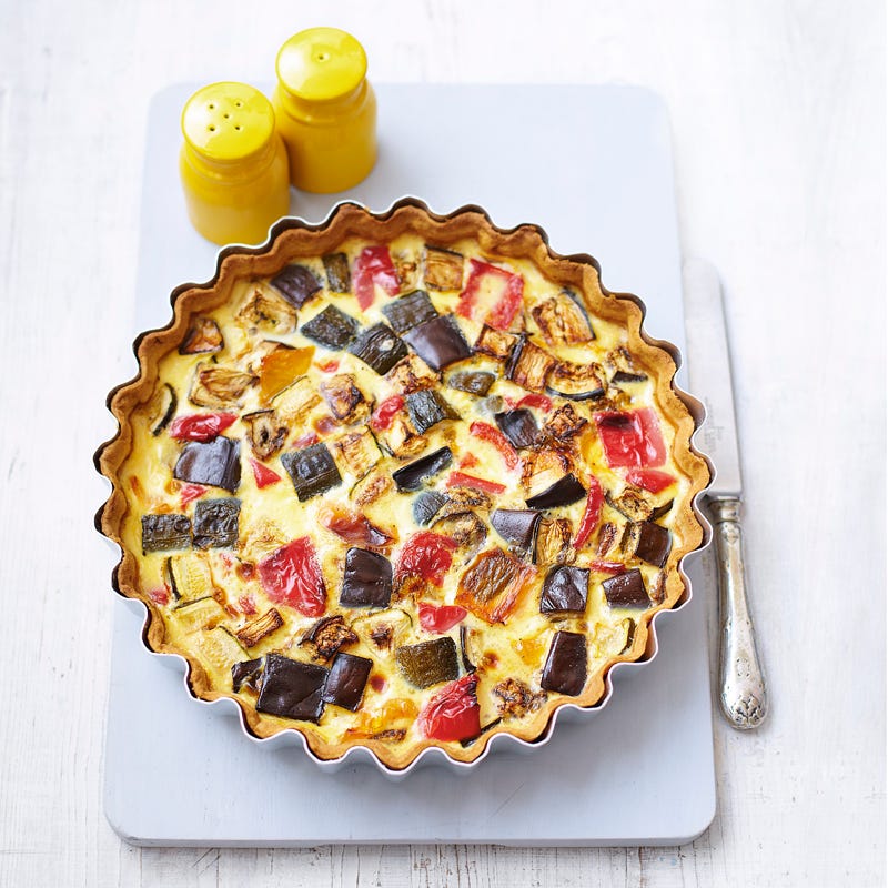 Foto Quiche mit geröstetem Gemüse von WW