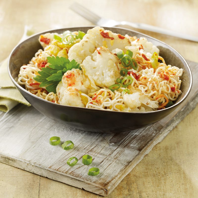 Foto Blumenkohlpfanne mit Mie-Nudeln von WW