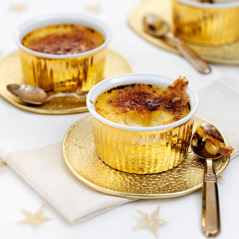 Foto Crème brûlée mit Pflaumen und Armagnac von WW