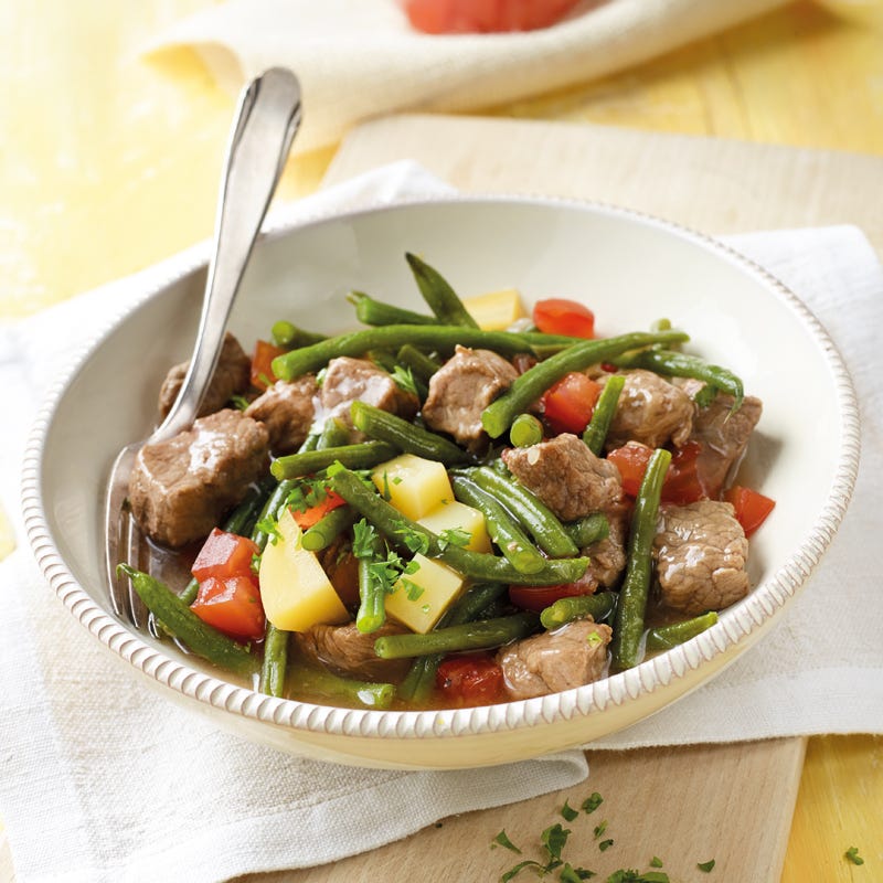 Bohnentopf mit Rindfleisch