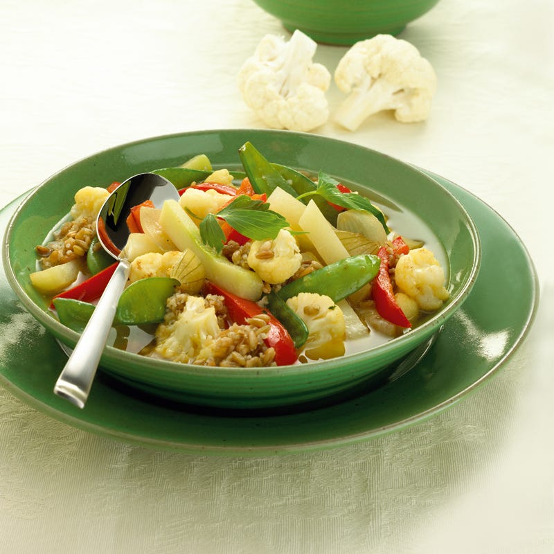 Bunte Frühlingssuppe