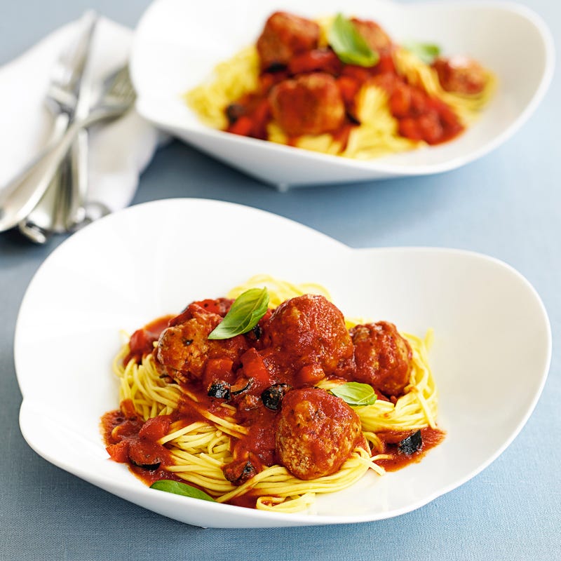 Foto Nudeln mit Fleischklößchen von WW