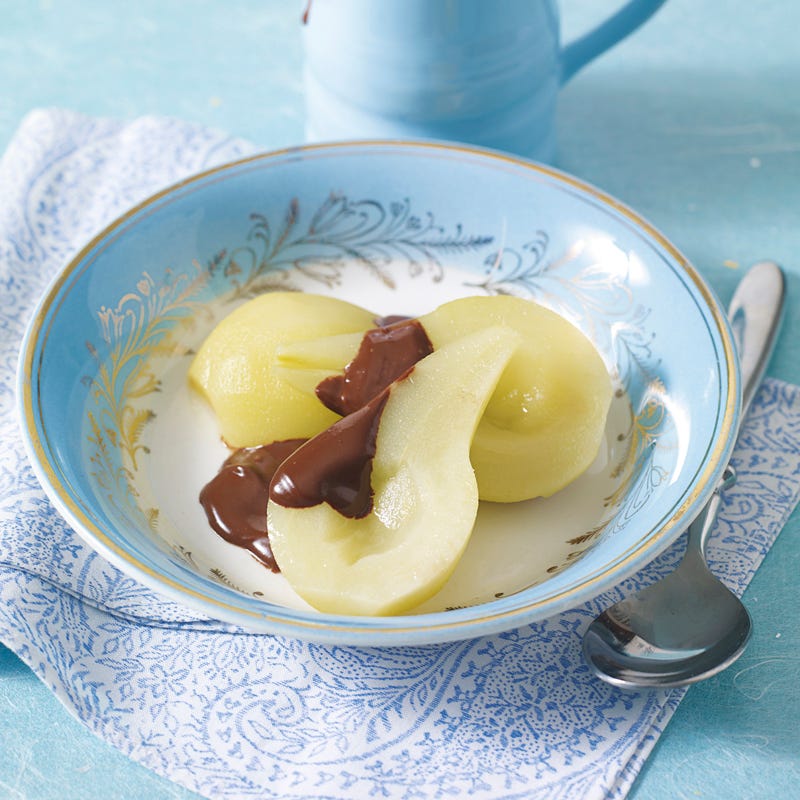Foto Birnen mit Kardamom-Schokoladensauce von WW