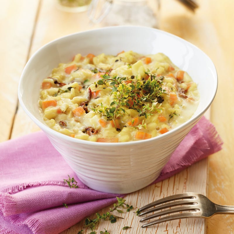 Foto Karottenrisotto mit Safran von WW