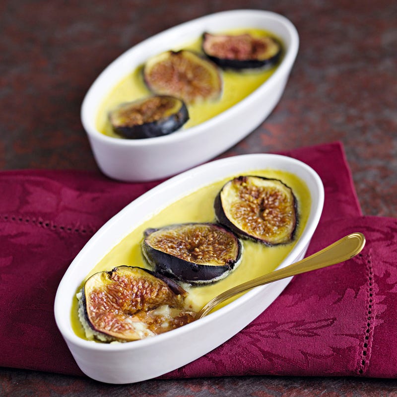 Foto Geröstete Feigen mit Kardamom-Vanillesauce von WW