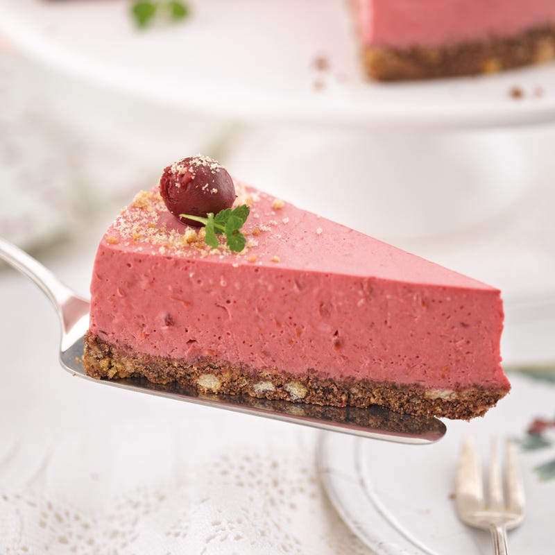 Foto Frischkäsetorte mit Kirschen von WW