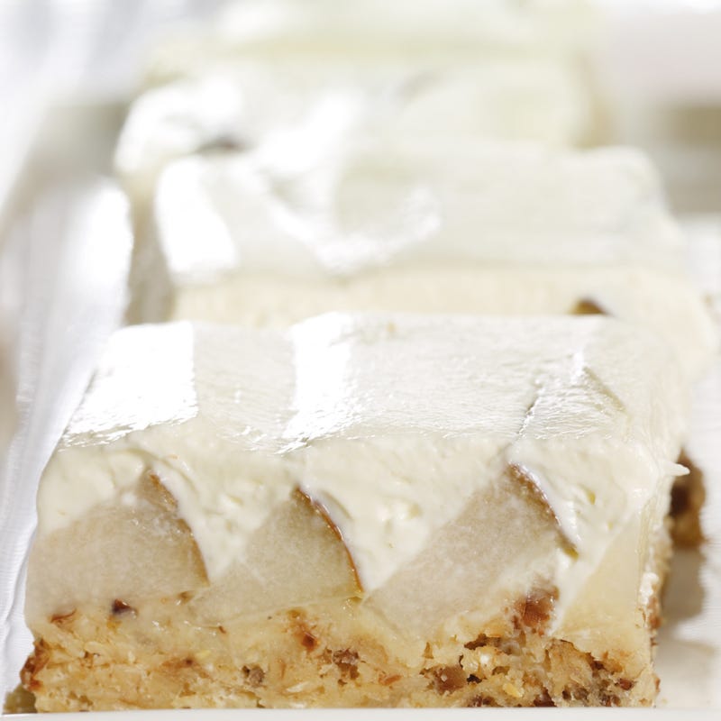 Foto Birnenschnitten mit Pumpernickel von WW