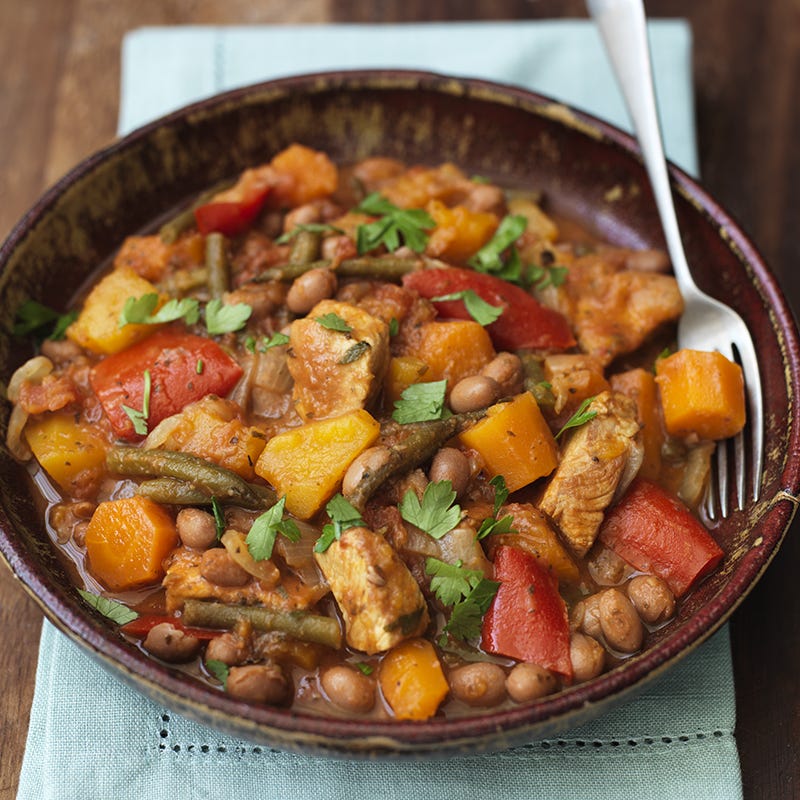 Photo of Slow cooked pork, bean & butternut casserole by WW
