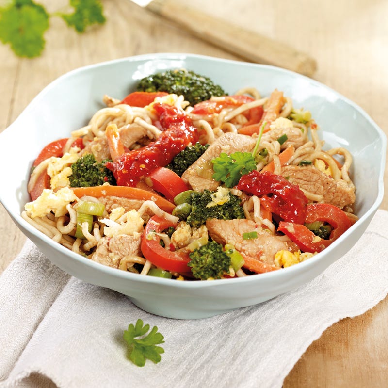 Foto Chinesische Bratnudeln mit Gemüse von WW