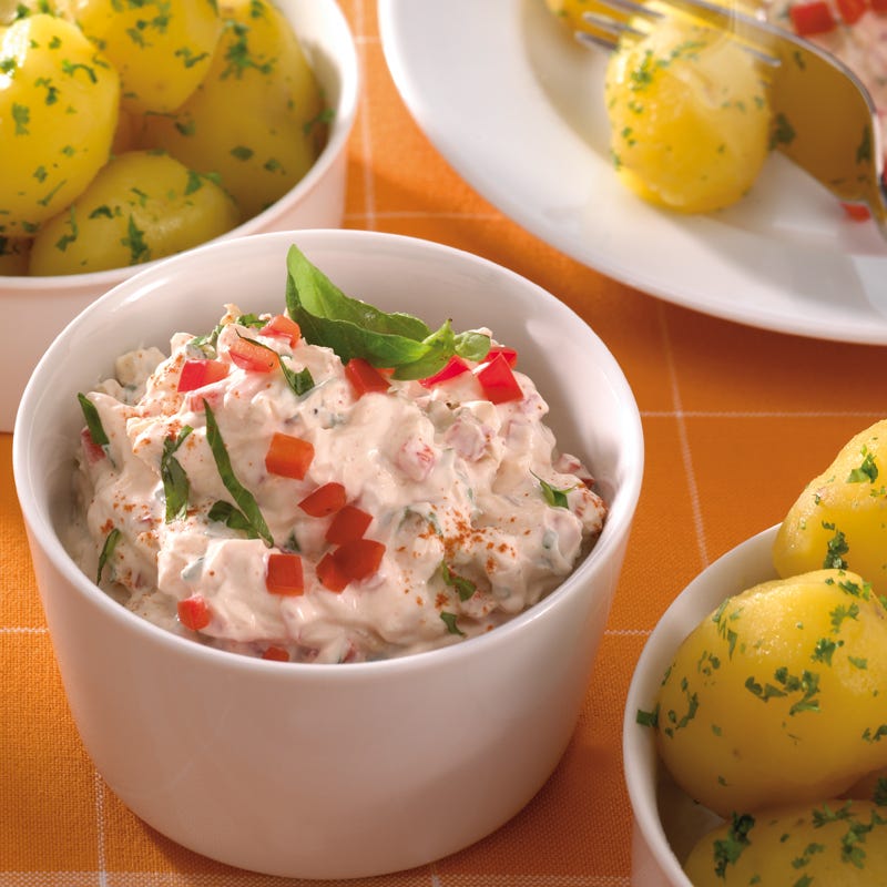 Foto Pellkartoffeln mit Paprikadip von WW
