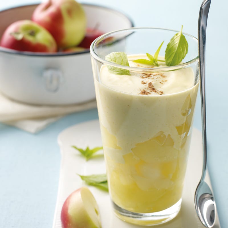 Foto Apfel-Ingwer-Kompott mit Zimtjoghurt von WW