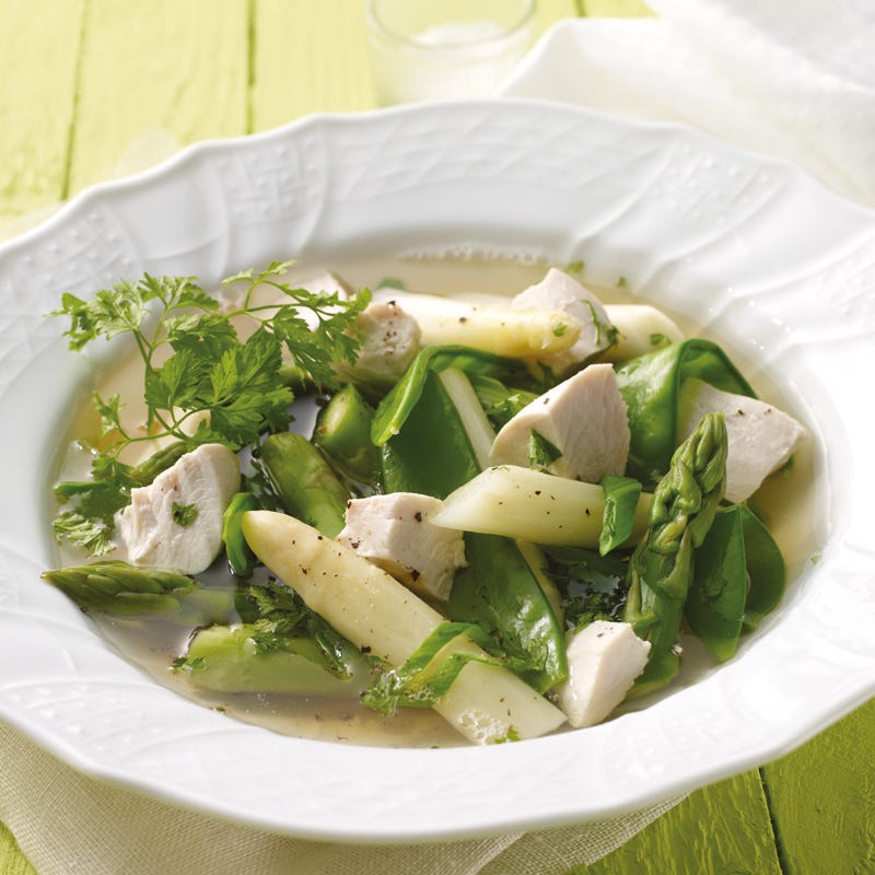 Spargel-Frühlingssuppe