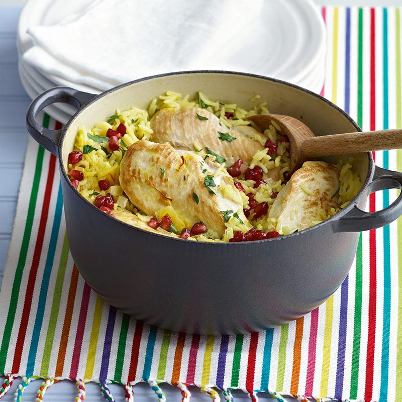 Photo of Baked chicken with saffron rice by WW