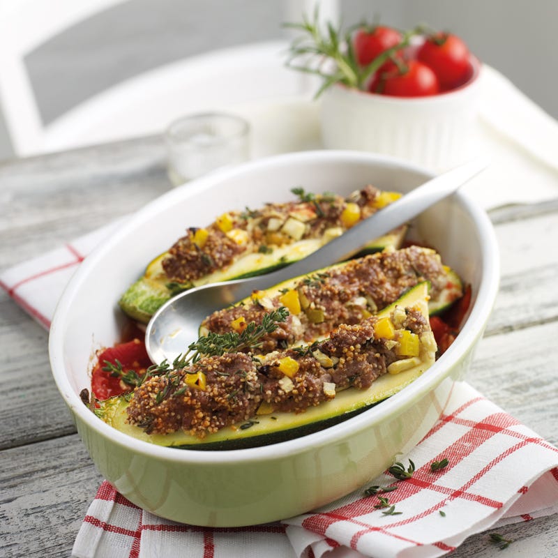 Foto Zucchini mit Couscous-Tatar-Füllung von WW