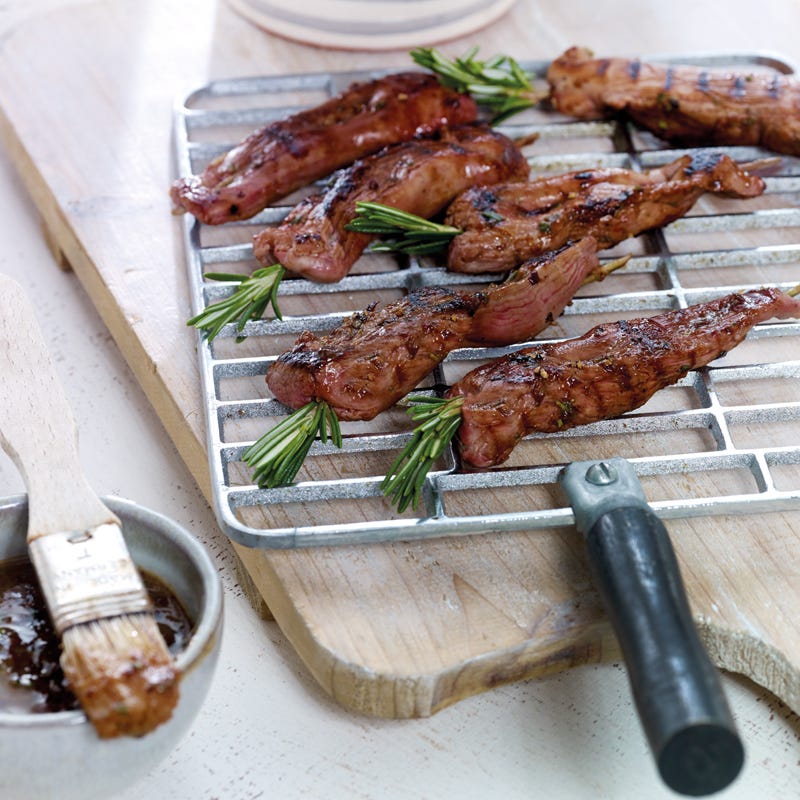 Rosmarin-Lamm-Spieße