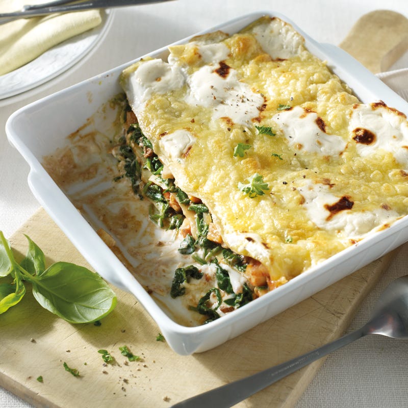 Foto Hacklasagne mit Spinat von WW