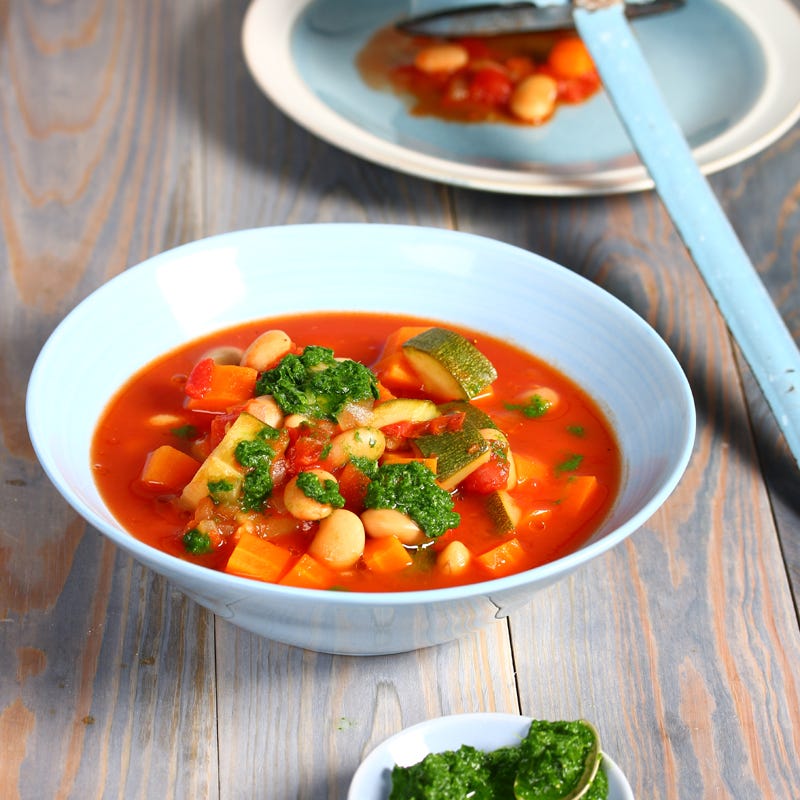 Foto Minestrone mit feinem Kräuterpistou von WW