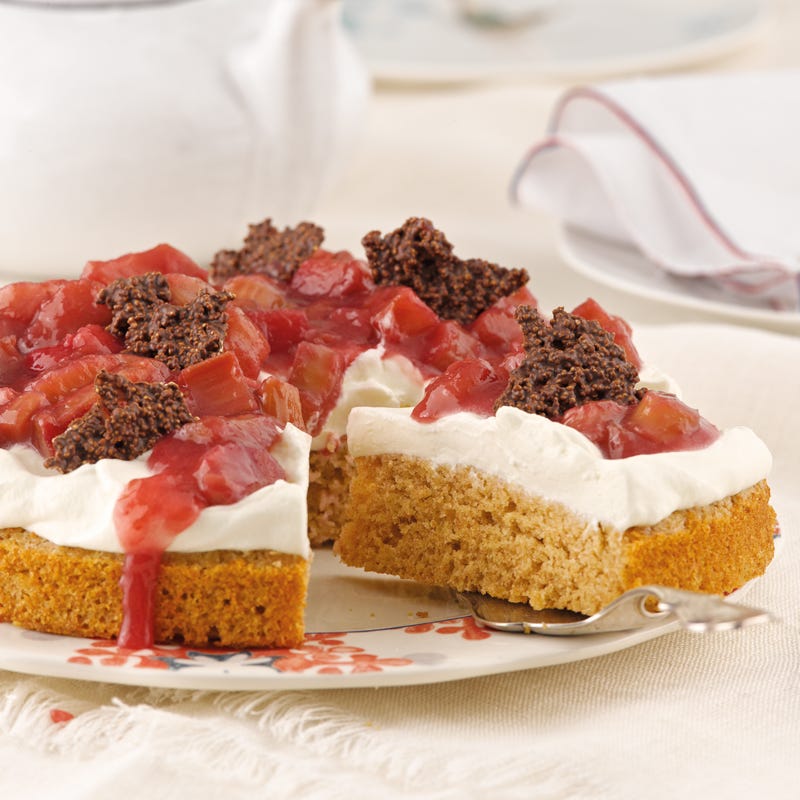 Foto Rhabarbertorte mit Schoko-Amaranth von WW