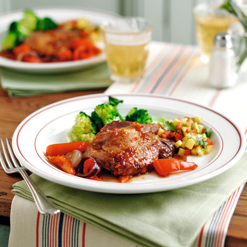 Foto Schweinesteak mit Mangosauce von WW