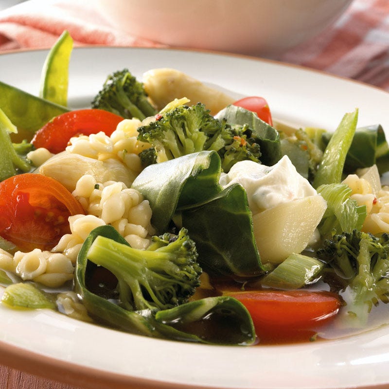 Foto Minestrone Primavera mit Basilikumcreme von WW